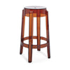 Kartell Charles Ghost Stool 65 Cm, Amber