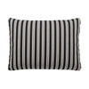 Kartell Cushion Stripes 48x35 Cm, Taupe/Black