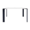 Kartell Four Desk 128x128 Cm, Black/White