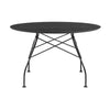 Kartell Glossy Table Round Marble, Black