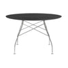 Kartell Glossy Table Round Marble, Chrome/Black