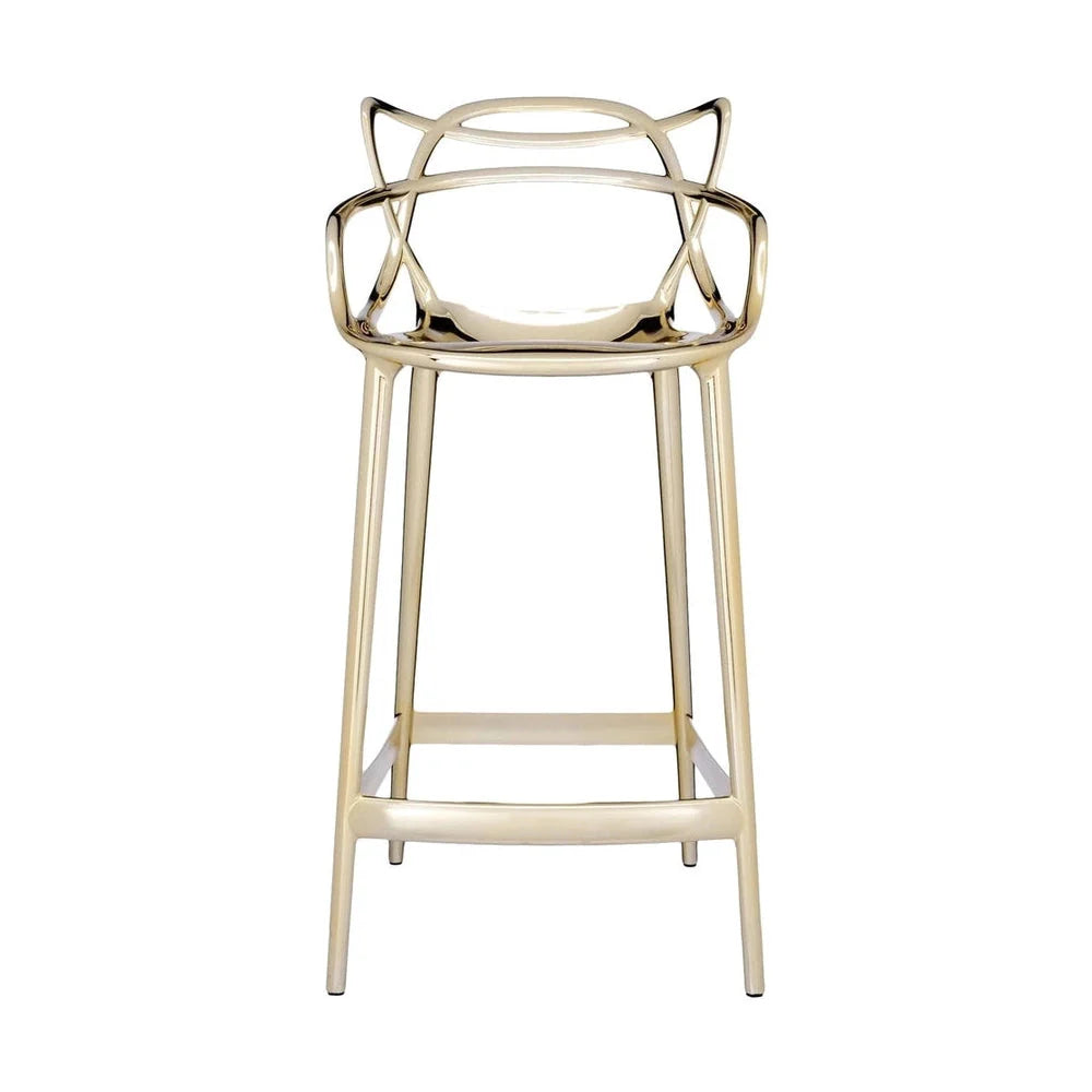 [product_category]-Kartell Masters Stool 65 Cm, Gold-Kartell-8058967224689-05849GG-KAR-1