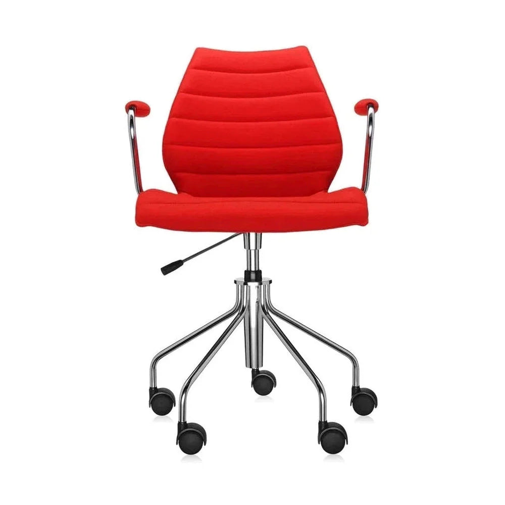 [product_category]-Kartell Maui Soft Trevira Armchair, Red-Kartell-8058967176353-02897GG-KAR-1