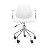 Kartell Maui Swivel Armchair, Zinc White