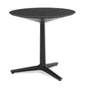 Kartell Multifo Table Round s mramorem Star Base ⌀78 cm, černá