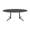 Kartell Multiple Table XL Oval Outdoor Marble, Black