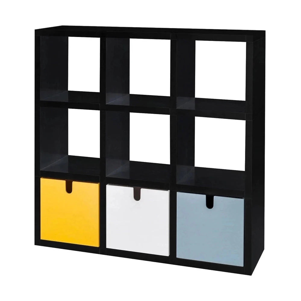 [product_category]-Kartell Polvara Bookcase Square, Black-Kartell-8058967200348-0476809-KAR-1