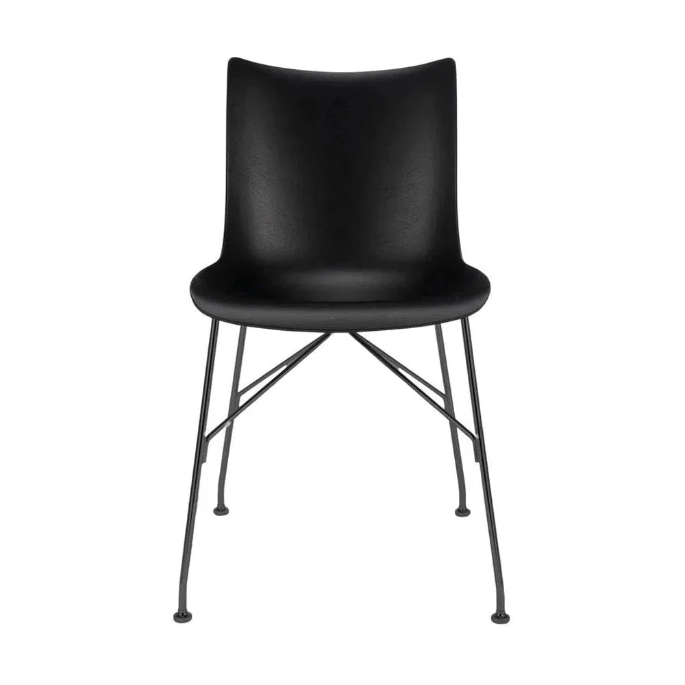 [product_category]-Kartell P/Wood Chair Basic Veneer, Black Wood/Black-Kartell-8058967329889-04911NN-KAR-1