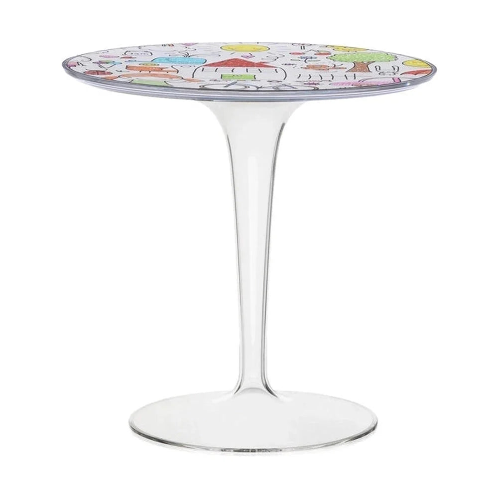 [product_category]-Kartell Tip Top Side Table, Drawing-Kartell-8058967237597-08610AA-KAR-1