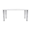 Kartell Top Top Table Glass 160x80 Cm, White