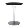 Kartell Top Top Table Round s kulatou základnou ⌀60 cm, černá