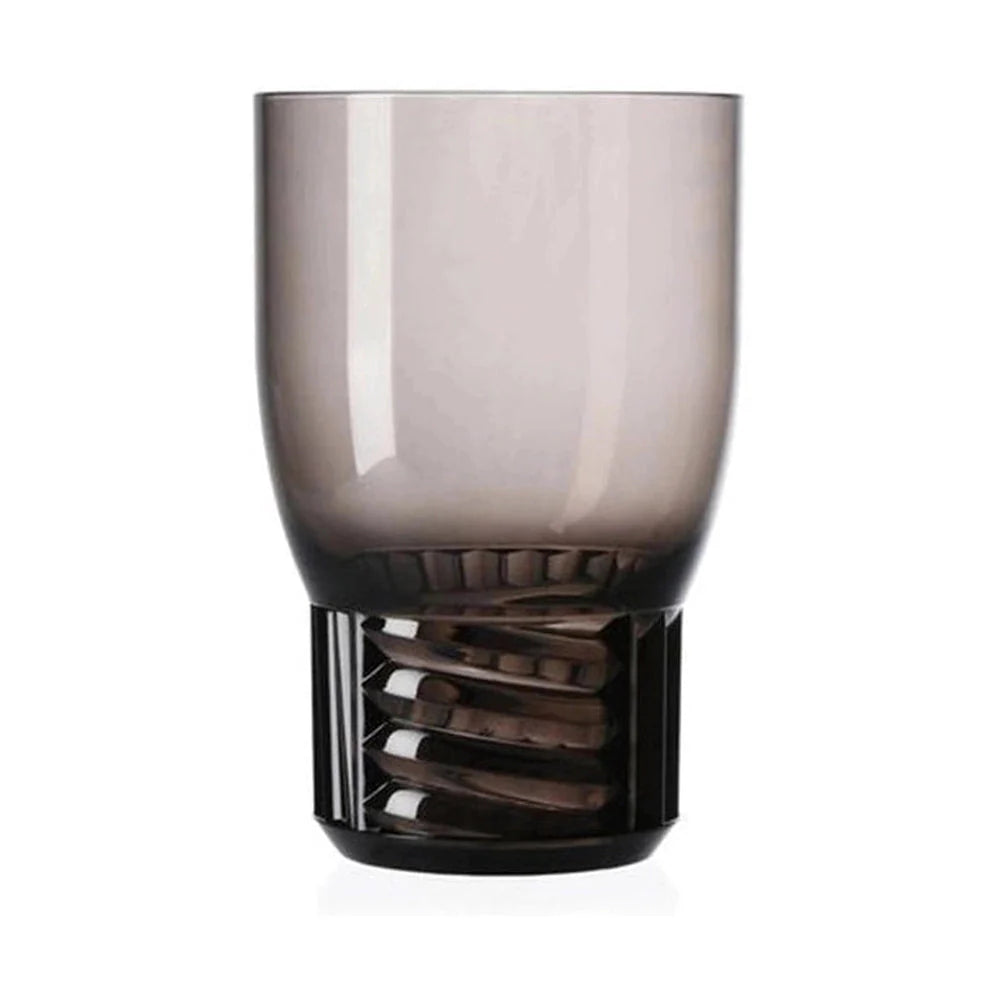 [product_category]-Kartell Trama Set Of 4 Water Glasses, Fume-Kartell-8058967267297-01513FU-KAR-1