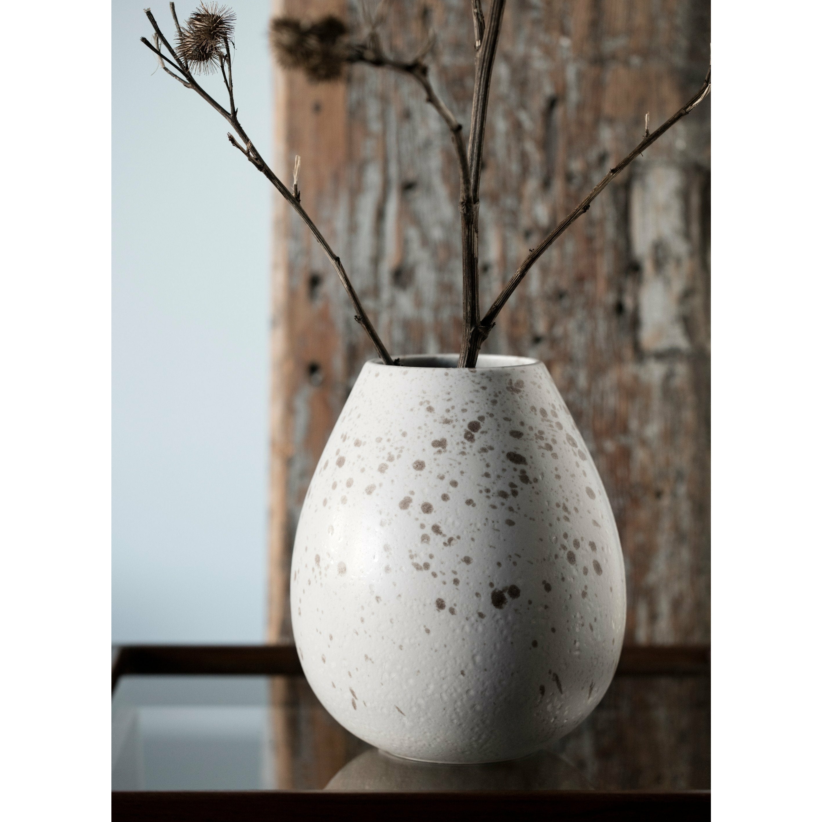 Klassik Studio Milo Drop Vase, zelená