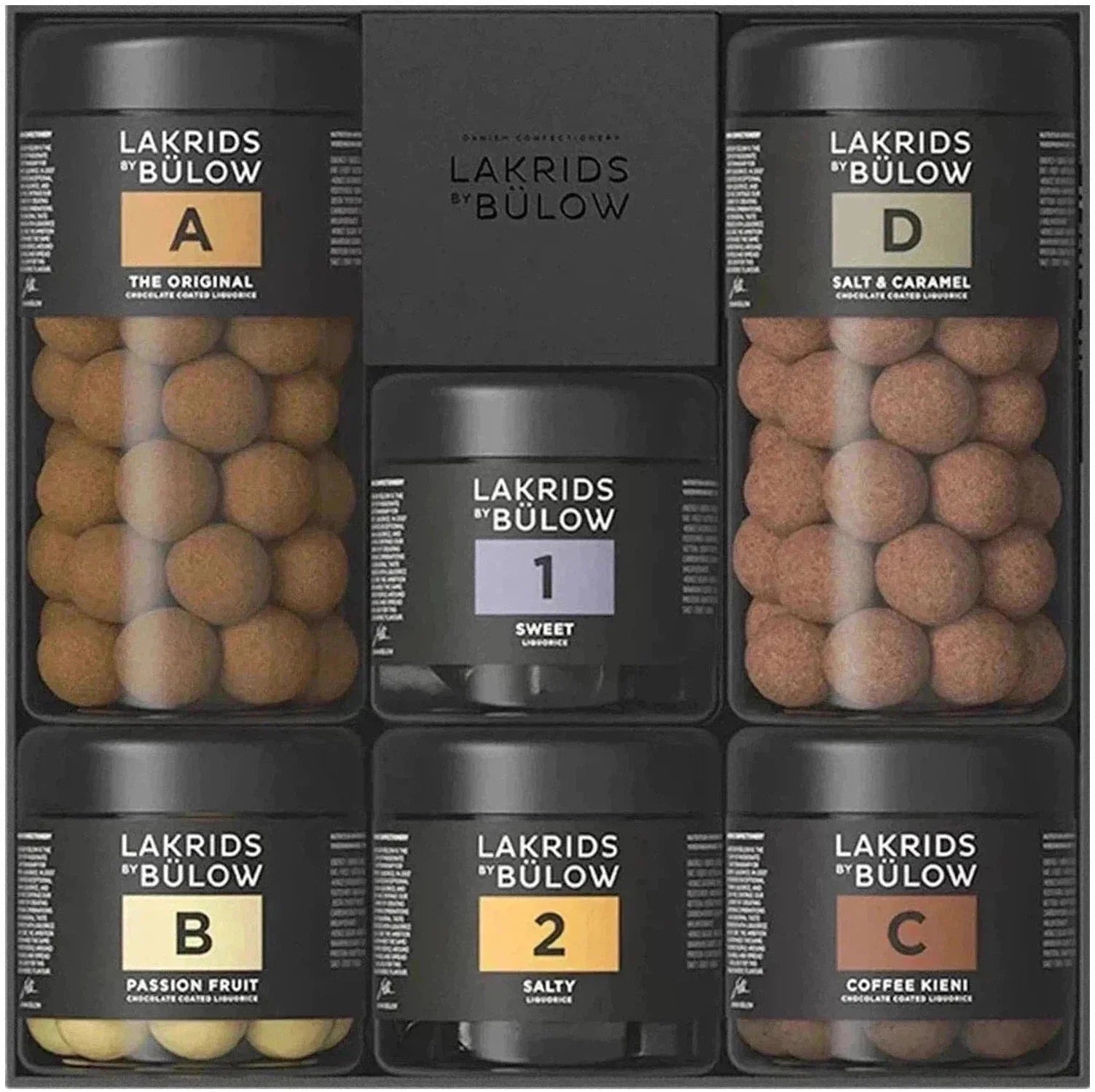 Lakrids od Bülow Classic Black Box - kolekce, 1140G