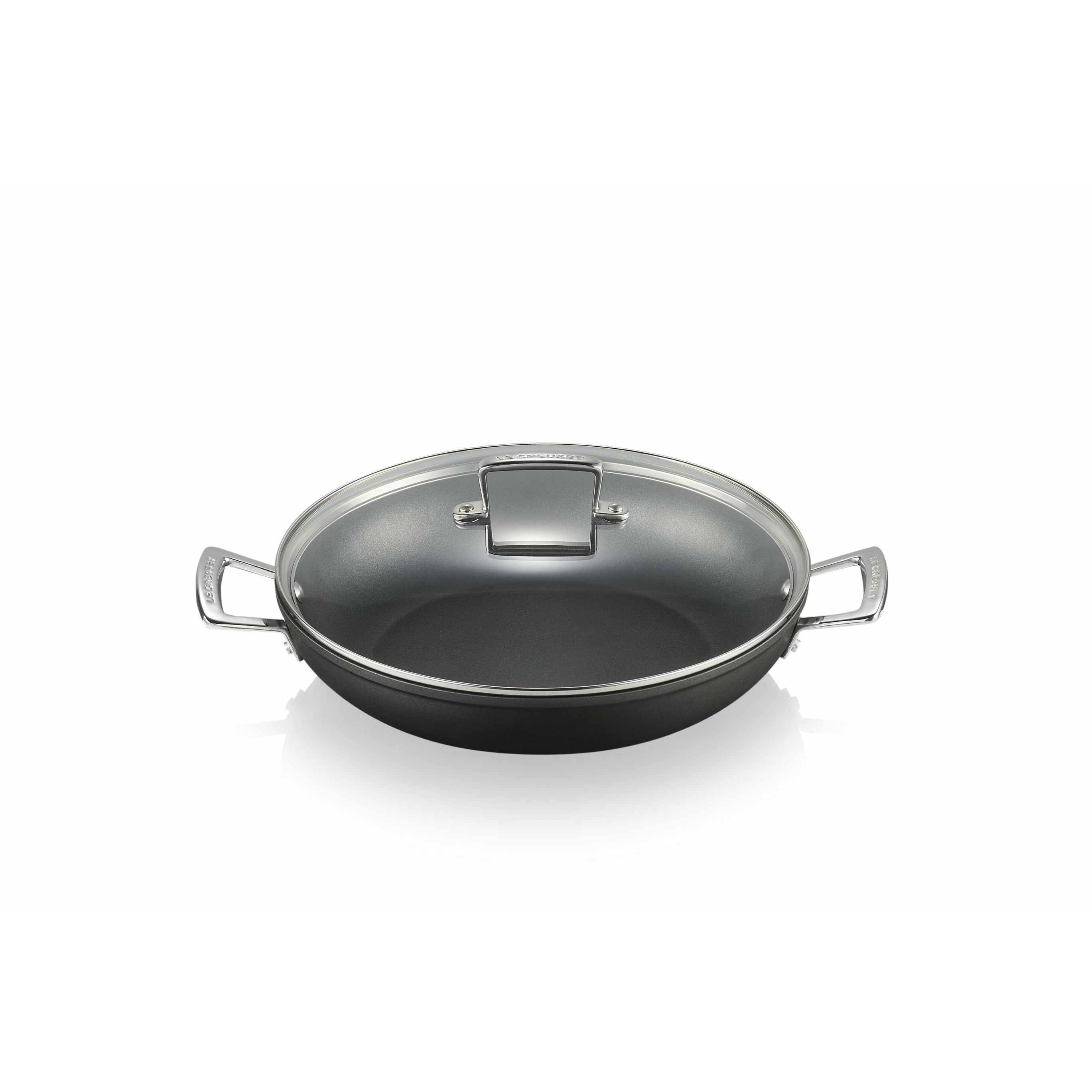 [product_category]-Le Creuset Alu Professional Pan With Glass Lid, 30 Cm-Le Creuset-630870272858-51107300010502-LEC-1