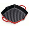 Le Creuset Nature High Square Grill Pan 30 cm, Cherry Red