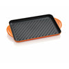 Tradice Le Creuset Rectangular Grill Plate 32 cm, červená trouba