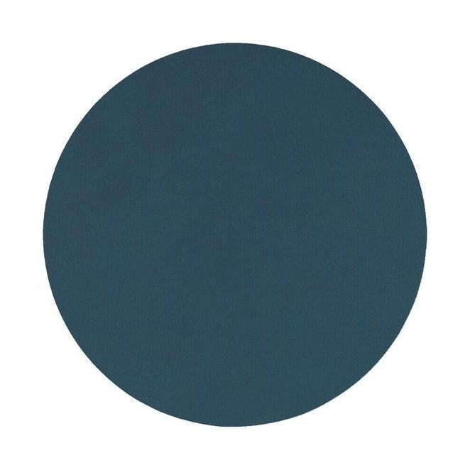 [product_category]-Lind Dna Circle Glass Coaster Nupo Leather, Dark Blue-Lind DNA-5711590063010-982502-LIN-1