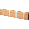 Loca Knax Horizontal Coat Rack 4 Hooks, Core Beech/Grey