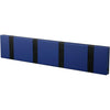 Loca Knax Horizontal Coat Rack 4 Hooks, Sapphire/Black