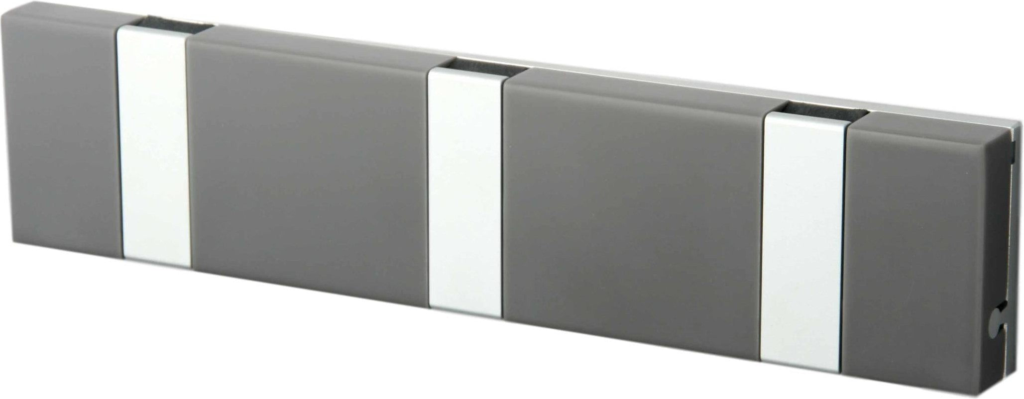 Loca knax lite horizontální stojan na kabáty 3 háčky, Corian Grey/Grey