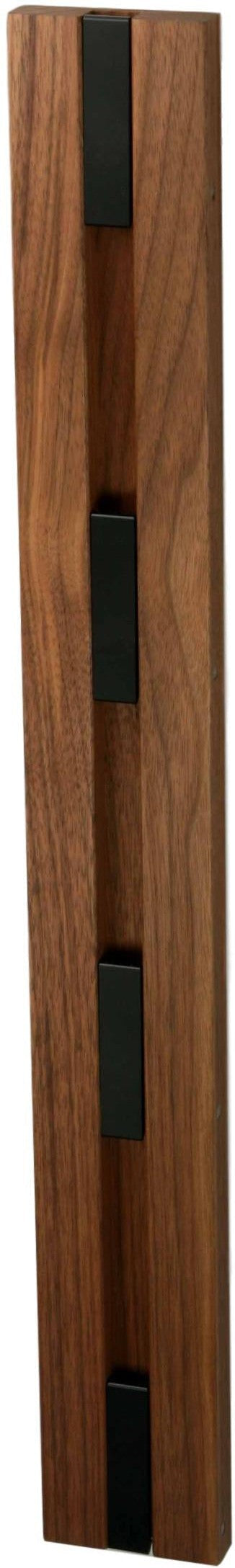 Loca Knax Vertical Coat Rack, Walnut/Black