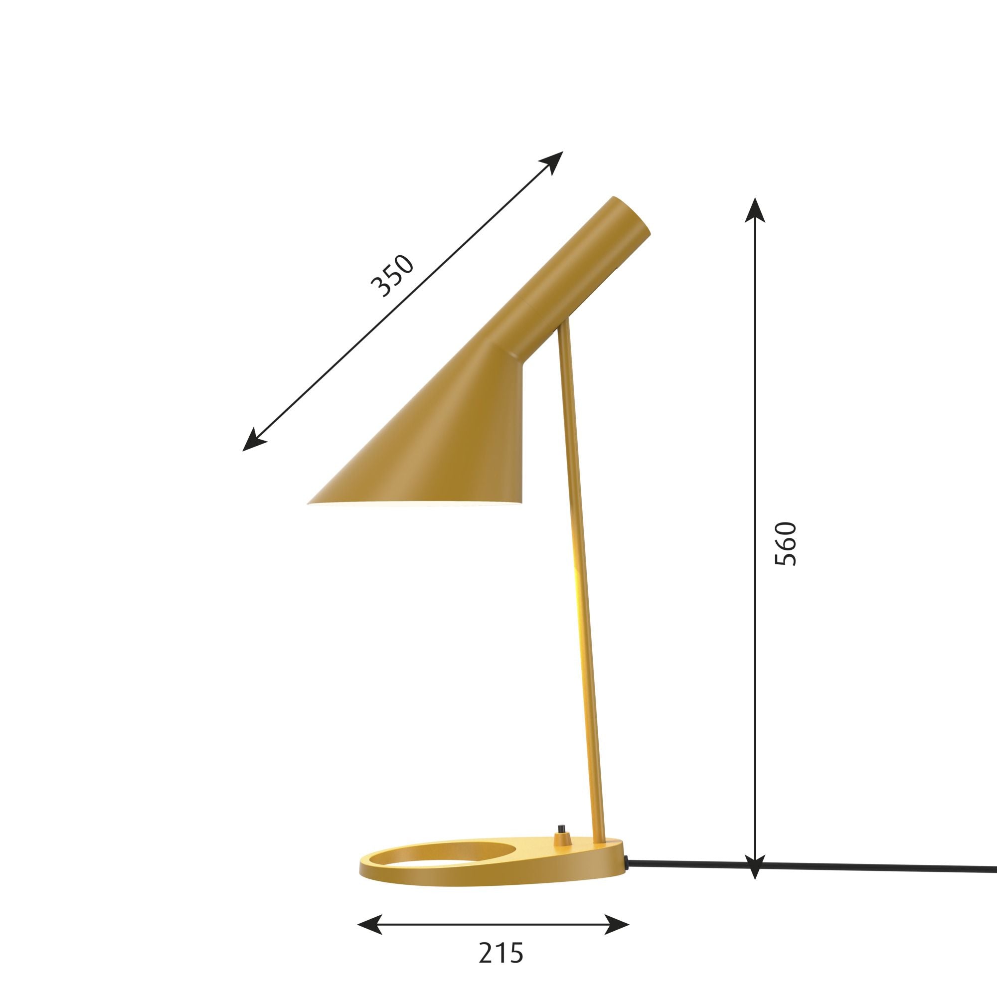 [product_category]-Louis Poulsen Aj Table Lamp V3, Yellow Ochre-Louis Poulsen-5714693713783-5744169451-LOU-3