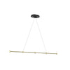  Dependant Suspension System 5 Linear Brass Metallized/Black