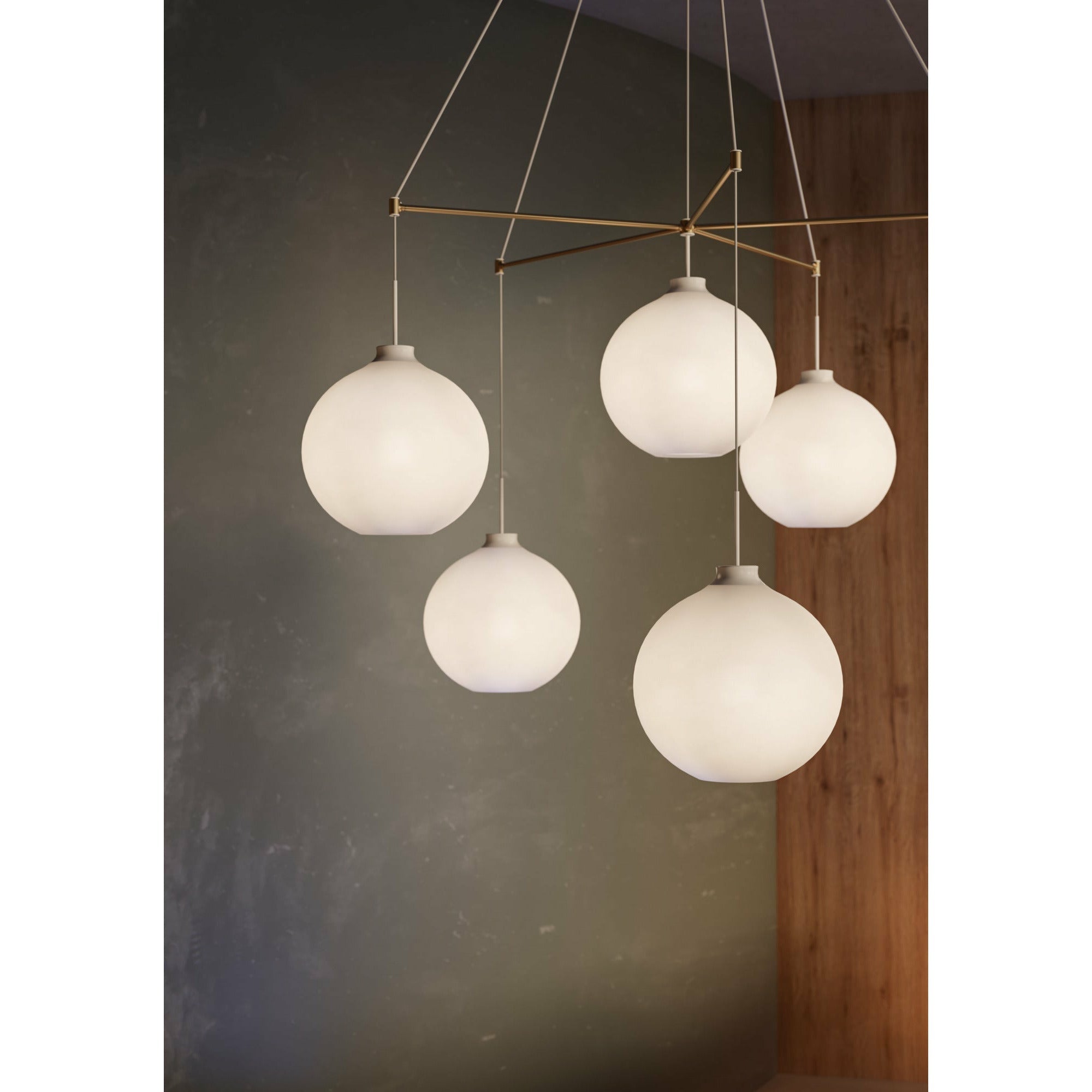 [product_category]-Louis Poulsen Dependant Suspension System 6 Circular, Brass Metallized/Black-Louis Poulsen-5714693005017-5741108826-LOU-5