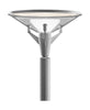  Kipp Post Class I 6575 Lumens ø6 Cm Pole Aluminium