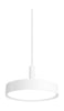  LP Slim Round Suspended Lamp LED 4000 K 13 W Ø25 cm bílá