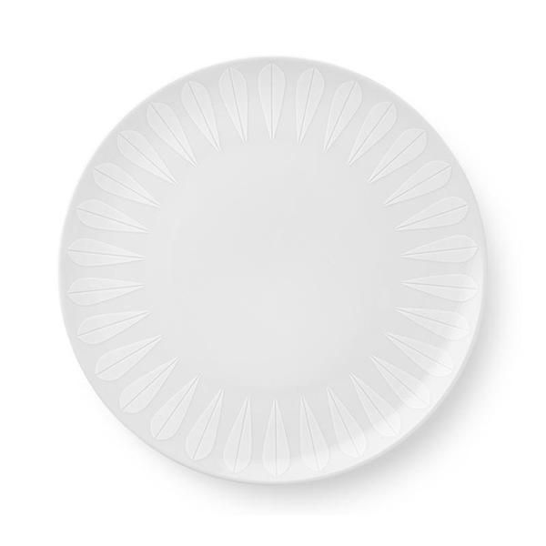 Lucie Kaas Arne Clausen Plate White Lotus, Ø28 cm