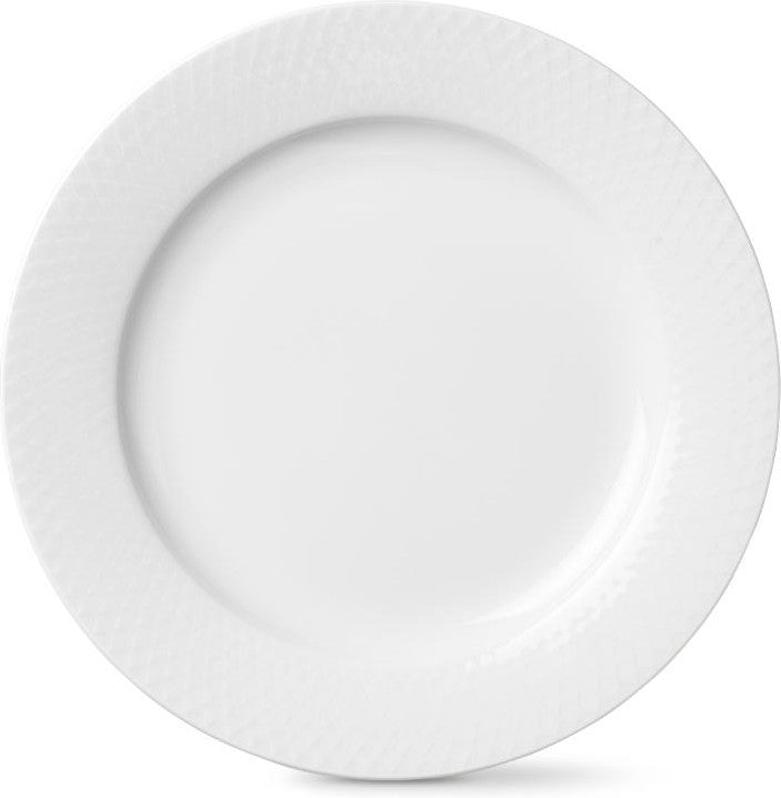 Plate Lyngby Rhombe Ø23cm, bílá