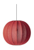 Made By Hand Knit Wit 60 Round Pendant Lamp Maple Red