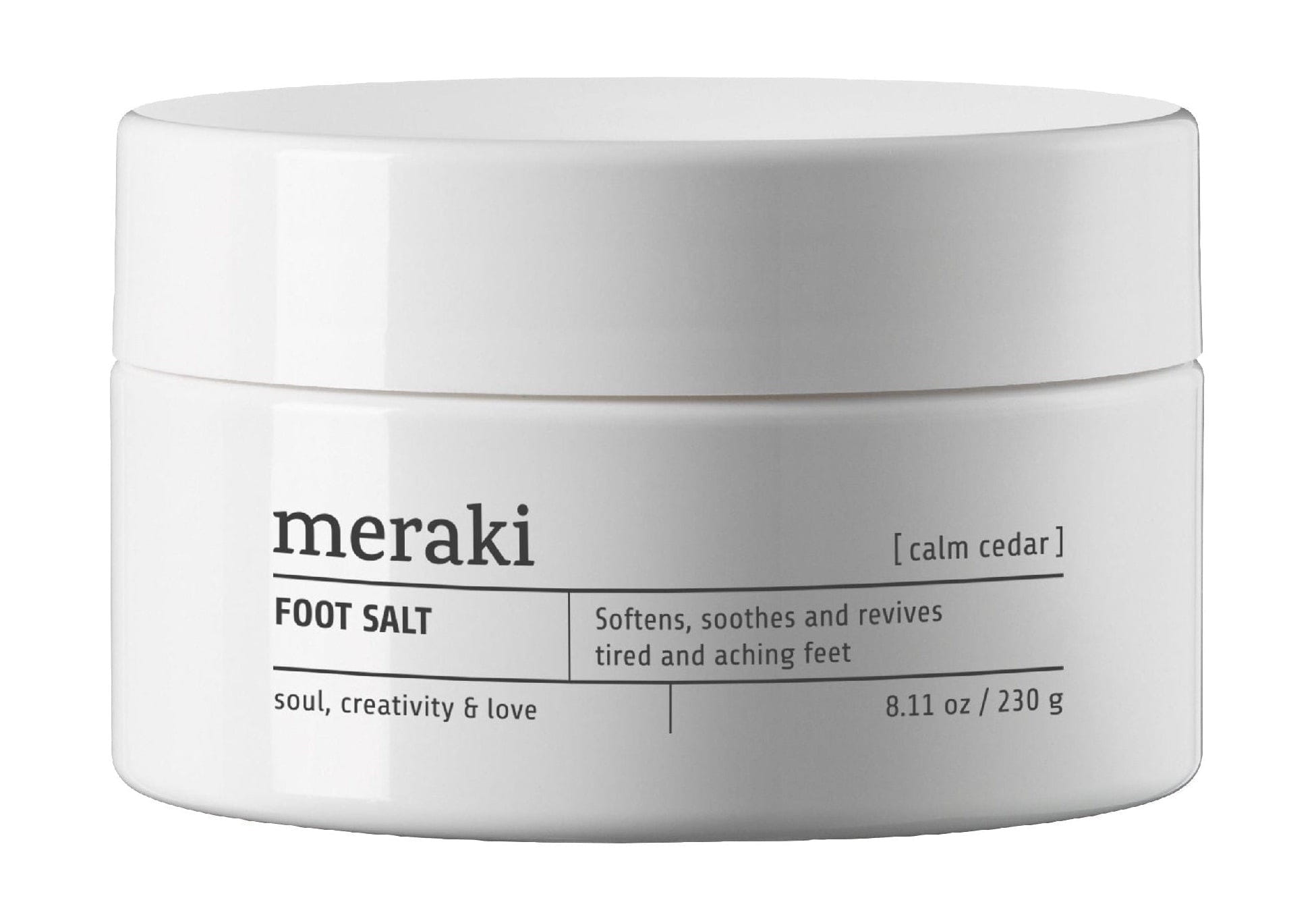 Meraki nožní sůl 200 ml klidu Cedar, Cosmos Natural