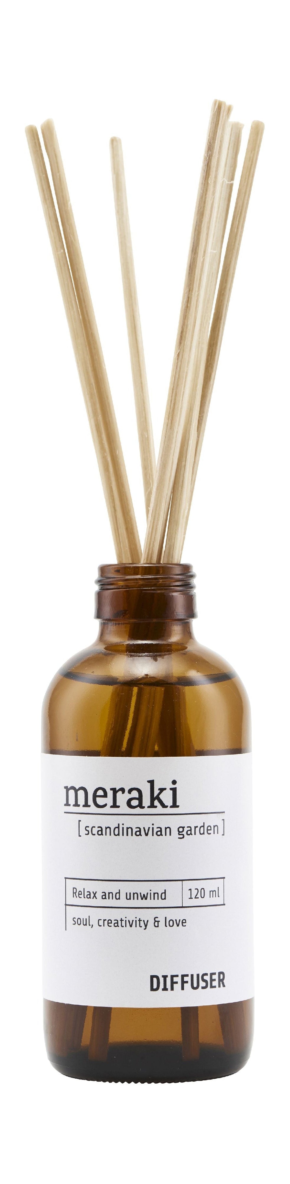 [product_category]-Meraki Fragrance Diffuser With 7 Chopsticks, Scandinavian Garden-Meraki-5707644503106-309860021-MER-1