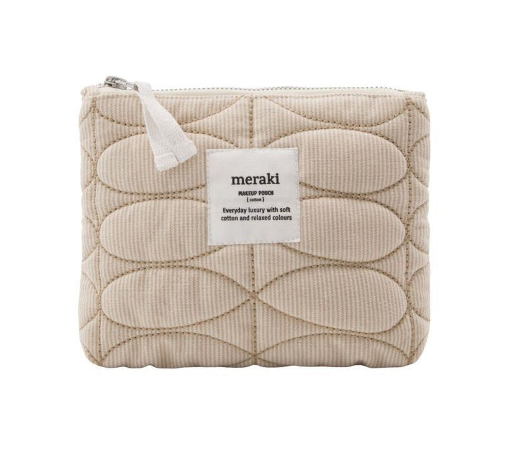 Meraki make -up pouch, mkmentha, off white/safari