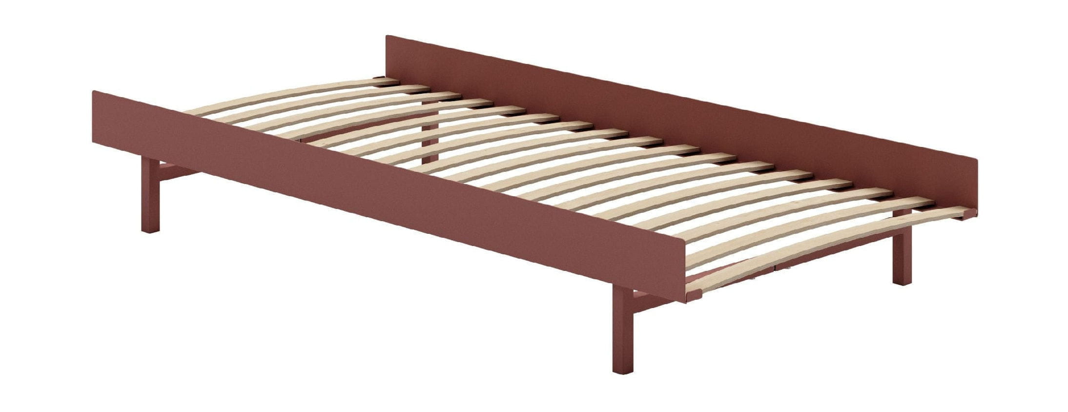 [product_category]-Moebe Bed With Bed Slats 90 Cm, Dusty Rose-Moebe-5713520009419-BD90SLDR-MOE-1