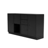 Montana Couple Sideboard With 7 Cm Plinth, Black