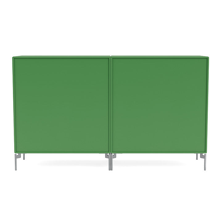 [product_category]-Montana Couple Sideboard With Legs, Parsley/Matt Chrome-Montana Furniture-5714322614399-00COUPLE-152-01-MON-4