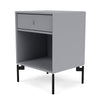 Montana Dream Nightstand With Legs, Graphic/Black