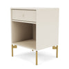 Montana Dream Nightstand With Legs Oat/Brass