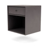 Montana Dream Nightstand With Suspension Rail Coffee Brown