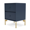 Montana Drift Drawer Module With Legs, Juniper/Brass