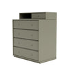 Montana Keep Chest Of Drawers With 3 Cm Plinth, Fennel Green