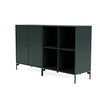 Montana Pair Classic Sideboard With Legs, Black Jade/Black