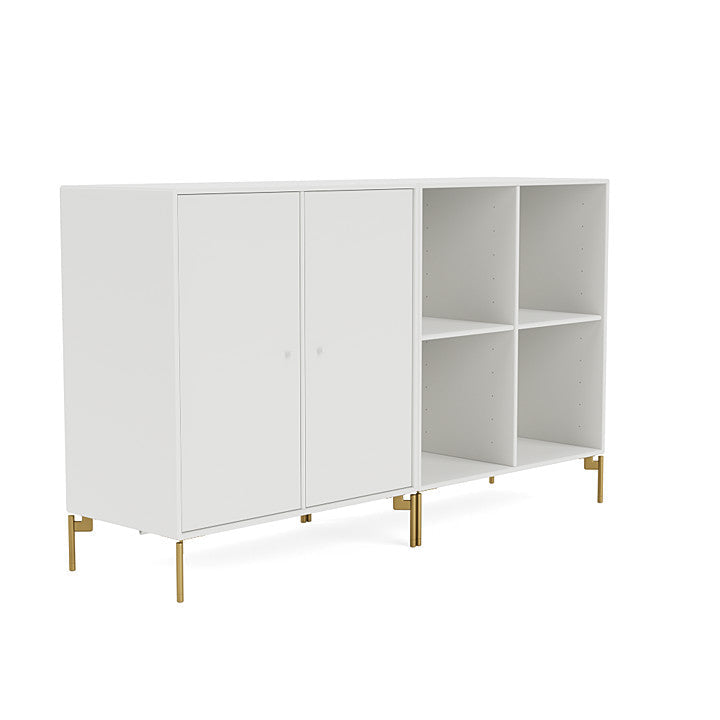 [product_category]-Montana Pair Classic Sideboard With Legs, White/Brass-Montana Furniture-5714322264587-0000PAIR-01-09-MON-3