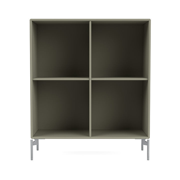 [product_category]-Montana Show Bookcase With Legs, Fennel/Matt Chrome-Montana Furniture-5715288030490-0000SHOW-144-01-MON-2