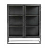 MUUBS Boston Display Cabinet Black 130 cm