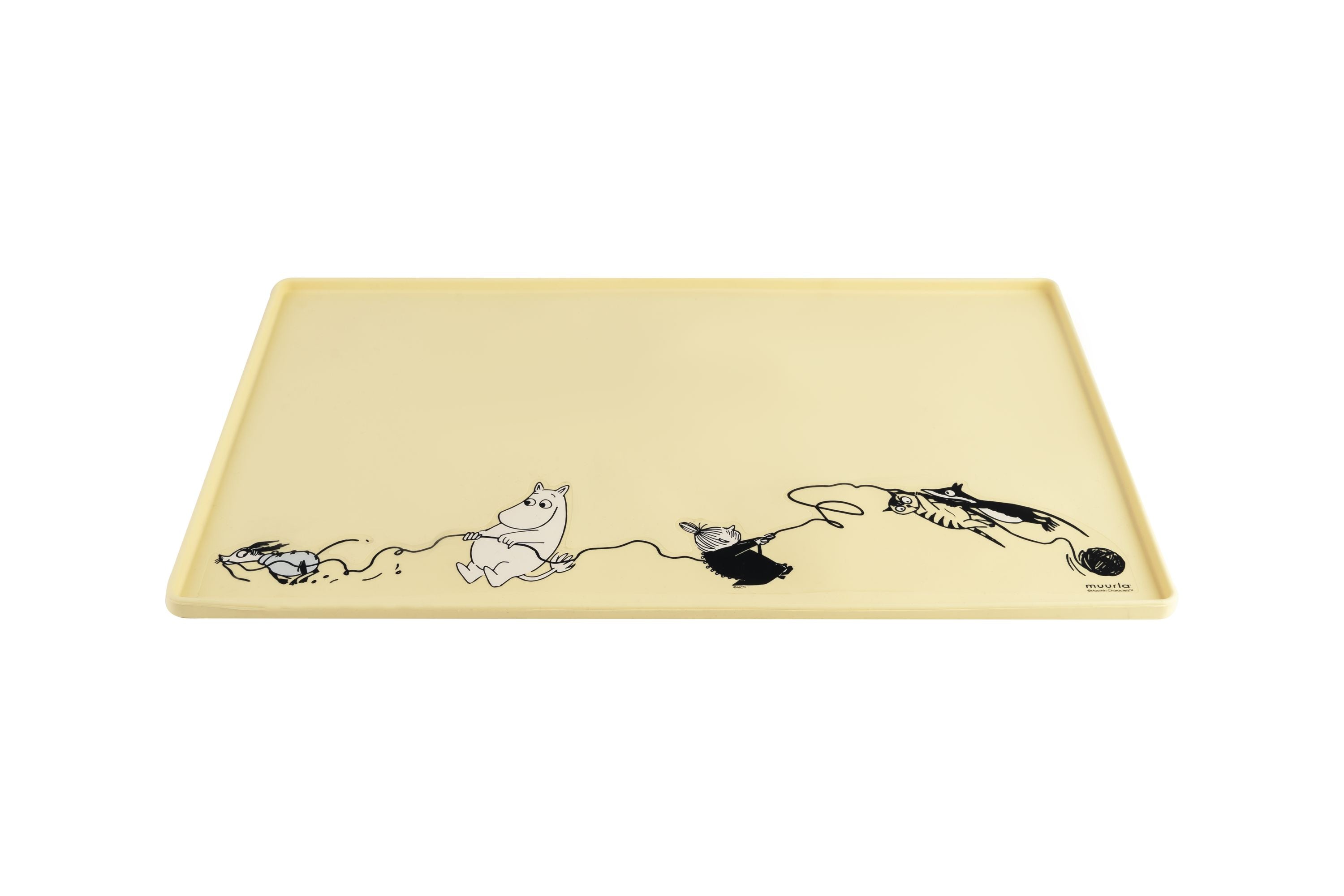 [product_category]-Muurla Moomin Pets Silicone Mat, Yellow-Muurla-6416114966516-4701-4830-02-MUU-2